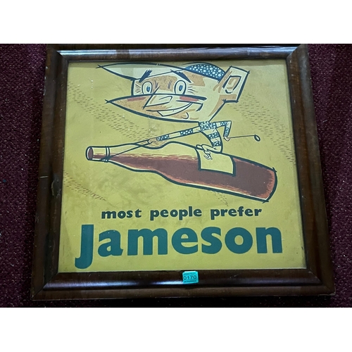 170 - Most People Prefer Jameson, Vintage Style Pictorial Advertisement (70 cm W x 68 cm H)