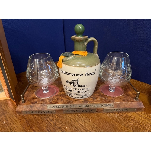 175 - Midleton Case, Tullamore Dew Stand, Hennessy VSOP Bottle