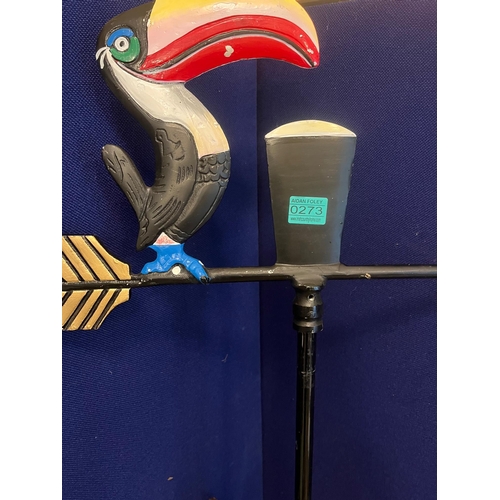 273 - Guinness Weather Vane with Toucan and Pint (106 cm H)