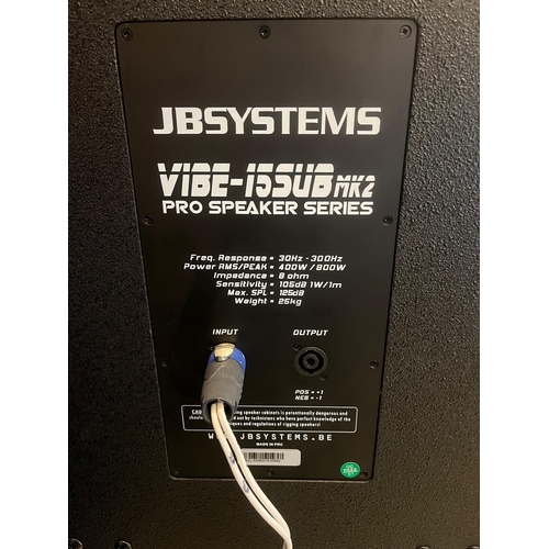 282 - JB Systems Vibe - 15 Sub MK2 (60 cm H)