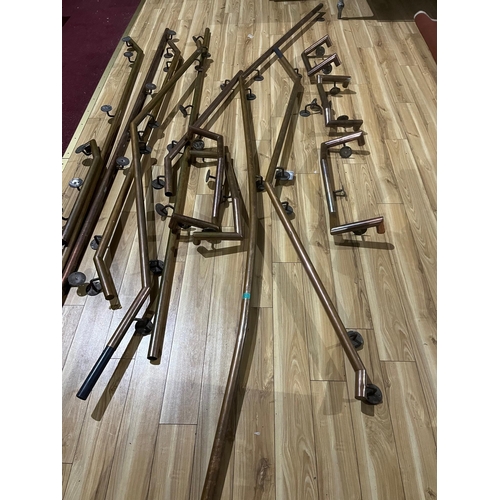 291 - Fine Selection of Brass/Possible Bronze Hand Rails