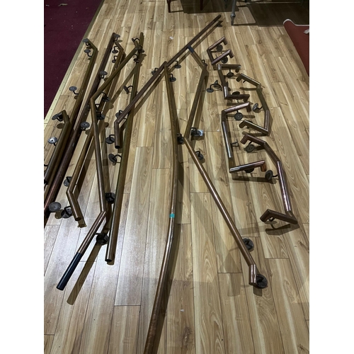 291 - Fine Selection of Brass/Possible Bronze Hand Rails