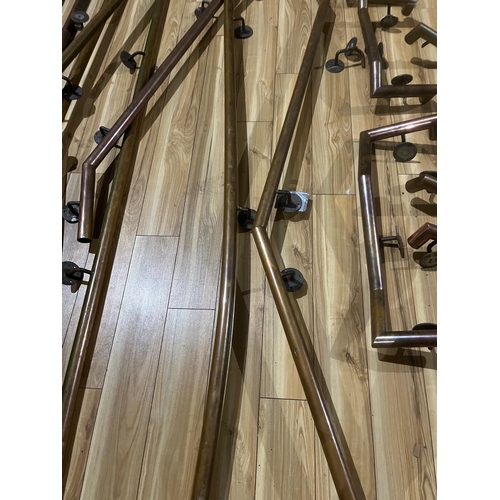 291 - Fine Selection of Brass/Possible Bronze Hand Rails