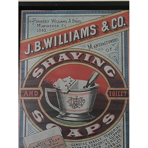 299 - Vintage Style Pictural Shaving Advertisement (40cm W x 57 cm H)