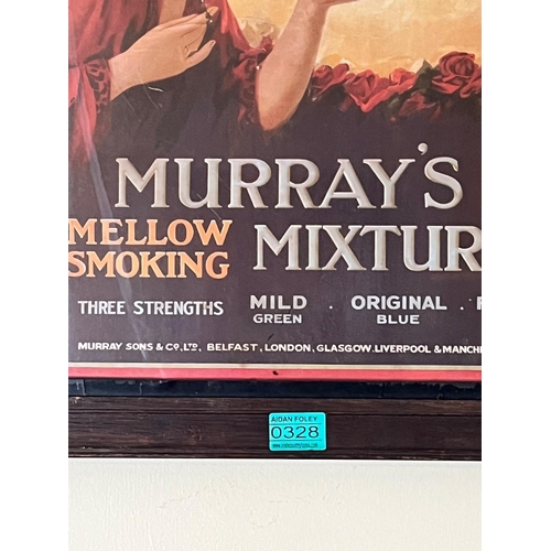 328 - Sweet as Roses, Murray's Mixture, Cigarette Pictural Advertisement (45 cm W x 55 cm H)