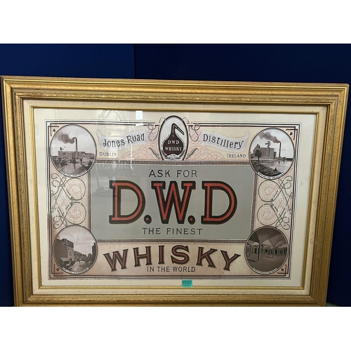 330 - Jones Road Distillery Ask For DWD Pictural Advertisement (110 cm W x 80 cm H)