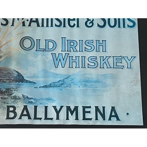 337 - James McAllister & Sons Ballymena Pictural Advertisements (83 cm W x 64 cm H)