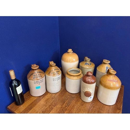 344 - Stanton's Bolton, Two Earthenware Jars and a Collection of Earthenware Items