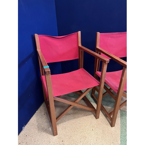 357 - Pair of Folding Director Style Chairs