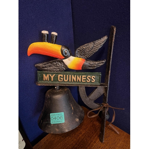 406 - Guinness Toucan Wall Mounted Bell