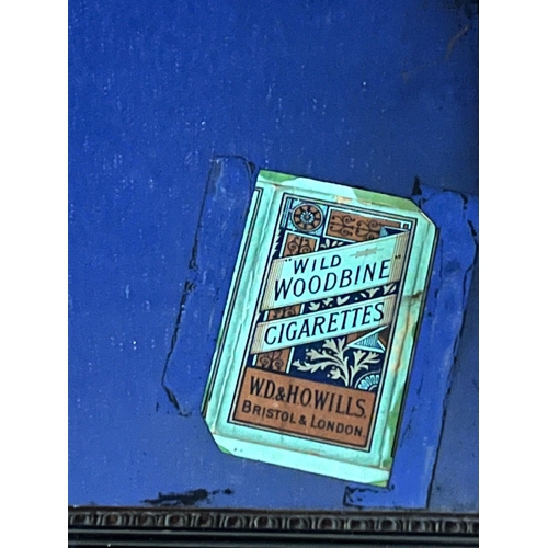 409 - Original Will Woodbine Advertising Mirror and a Gold Flake pictural Advertisement (Largest 27 cm W x... 