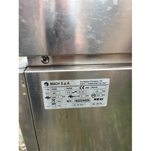 424 - Mach Halter Glass Washer, Very Good Condition (62cm W x 146 cm H x 80 cm D)