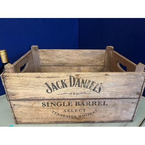 455 - Three Vintage Style Crates, Jack Daniels and Coca Cola