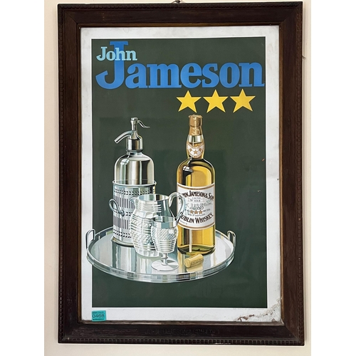 468 - Original John Jameson Pictural Advertisement, Imprint on Frame (61 cm W x 86 cm H)