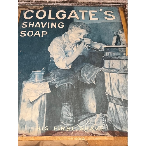 537 - Two Vintage Style Prints, Will and Colgate (Largest 59 cm W x 71 cm H)