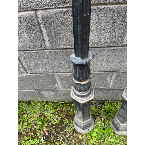 594 - Pair of Cast Iron Pillars (140 cm H)