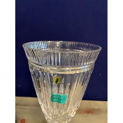 600 - Fine Waterford Crystal Cliffs of Moher Vase