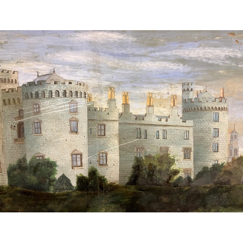 674 - Fine Original Oil on Canvas, Kilkenny Castle, Signed WP Murphy 1930 (200 cm W x 140 cm H)