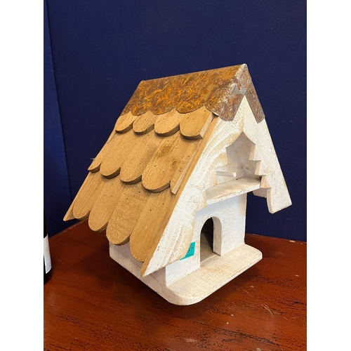 687 - Quality Wooden Bird House (39 cm H)