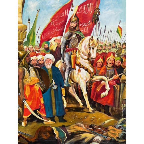 729 - Faith Sultan Mehmet Oil on Canvas (117 cm W x 150cm H)