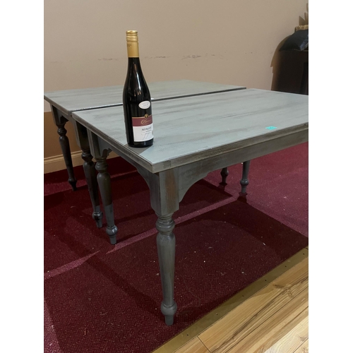 401 - Pair of Scrumble Rectangular Restaurant Tables (120cm W x 75cm H x 75cm D)