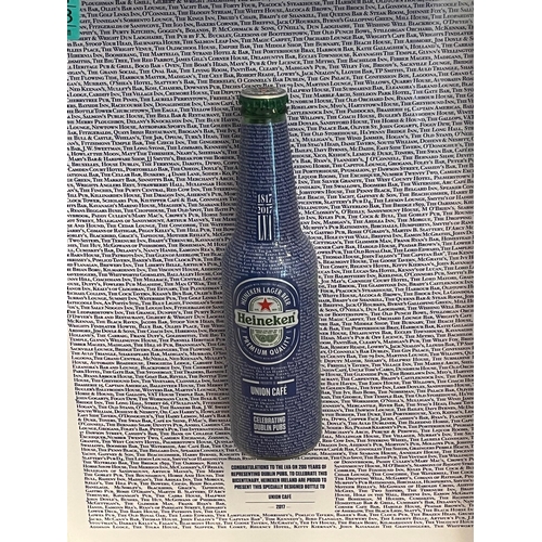 403 - Heineken Bottle Display Prize (34 cm W x 45 cm H x 8 cm D)