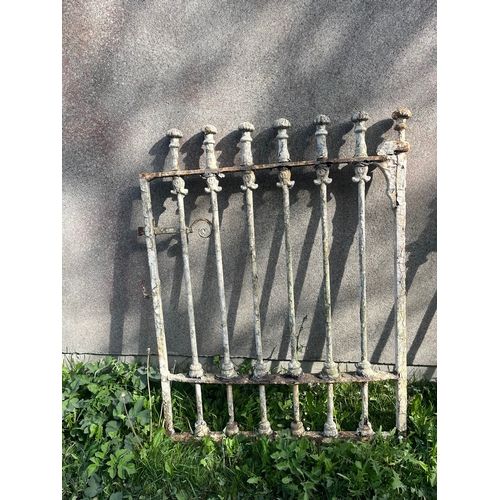 767 - Victorian Cast Iron Railing and Gate