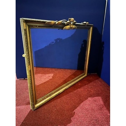 779 - Edwardian Rectangular Shaped Gilt Overmantle (145cm W x 117cm H)