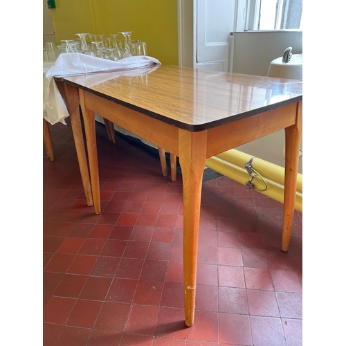 124 - Three Vintage Formica Top Tables (90 cm W x 73 cm H x 60 cm D)