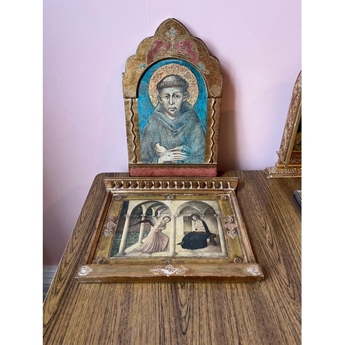 27 - Collection of Icon Style Religious Items