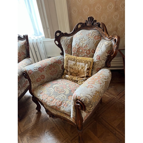 73 - Three Piece Italian Sitting Room Suite (Couch 210 cm W x 105 cm H x 80 cm D)