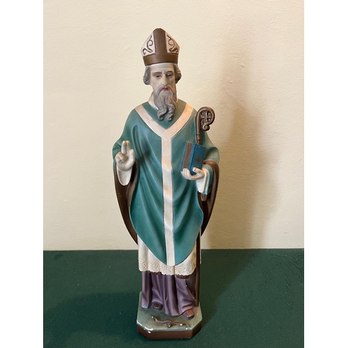 83 - Plaster Figure of St. Patrick (41 cm H)