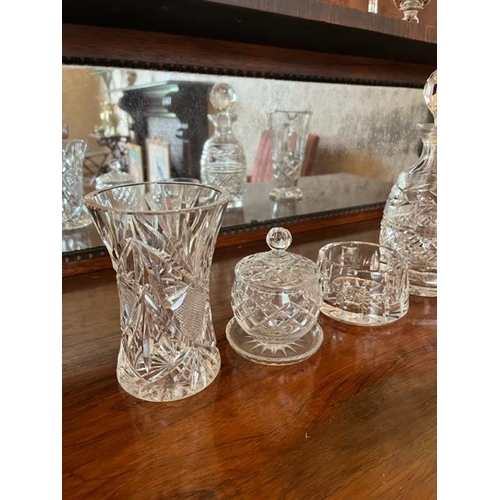 223 - Waterford Crystal, Good Collection including Decanter, Vase, Water Jug, Bowl and Honey Pot (Decanter... 