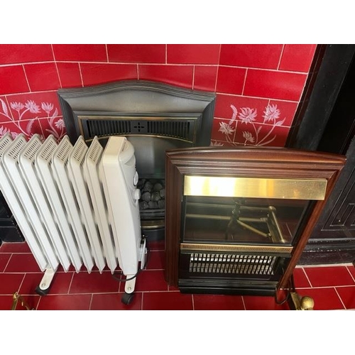 266 - Coal Effect Fire and a DeVille Radiator (67 cm H)