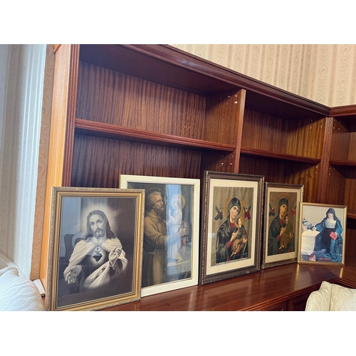 286 - Collection of Religious Prints (Largest 46 cm W x 58 cm H)