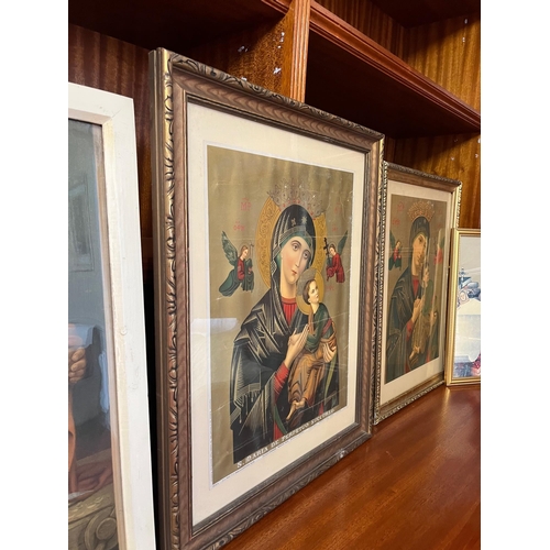 286 - Collection of Religious Prints (Largest 46 cm W x 58 cm H)