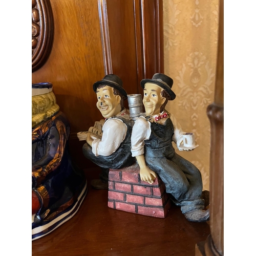 300 - Toby Jug, Hummel, Lladro, Laurel and Hardy Group (Largest 28 cm H)