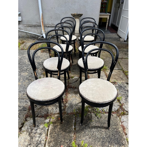 302 - Set of Eight Vintage Bentwood Chairs