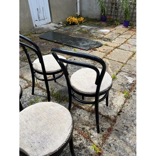 302 - Set of Eight Vintage Bentwood Chairs