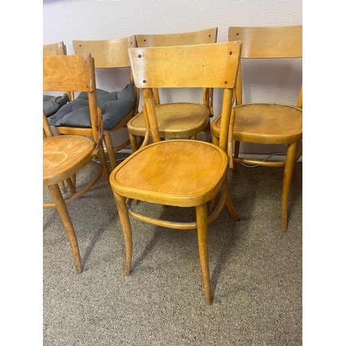 315 - Set of Six Bentwood Chairs (77 cm H)