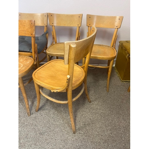 315 - Set of Six Bentwood Chairs (77 cm H)