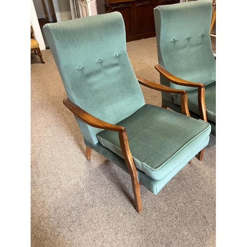 321 - Three Vintage Arm Chairs (58 cm W x 98 cm H x 80 cm D)