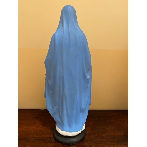 407 - Plaster Statue of Our Lady (85 cm H)