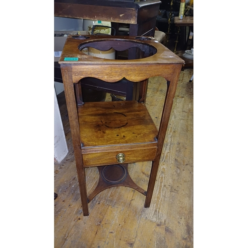 49 - Georgian Mahogany Gentleman's Pedestal Washstand