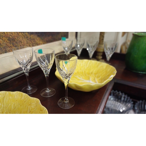 22 - Set of 7 good quality Wine Glasses