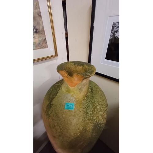 146 - Large Vintage Olive Pot (chipped) - 105cm Tall