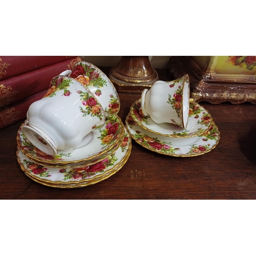 155 - Royal Albert Old Country Rose 21 Piece Tea Set