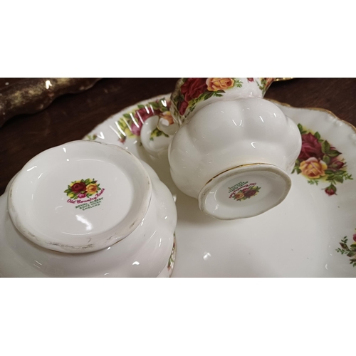 155 - Royal Albert Old Country Rose 21 Piece Tea Set