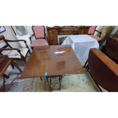 169 - Edwardian Mahogany Spider Leg Sutherland Table