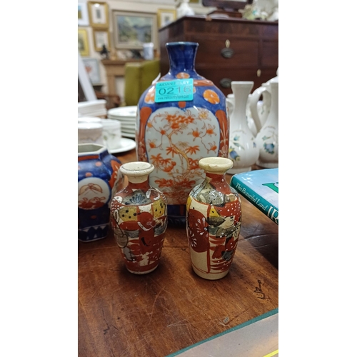 216 - Collection of Imari and Oriental Vases